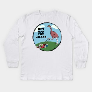 Moa NZ Bird Kids Long Sleeve T-Shirt